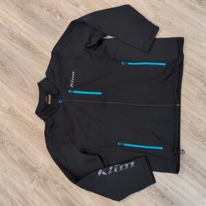 🩵 Klim Black Jacket with Blue Accents Men's size 3XL 🩵